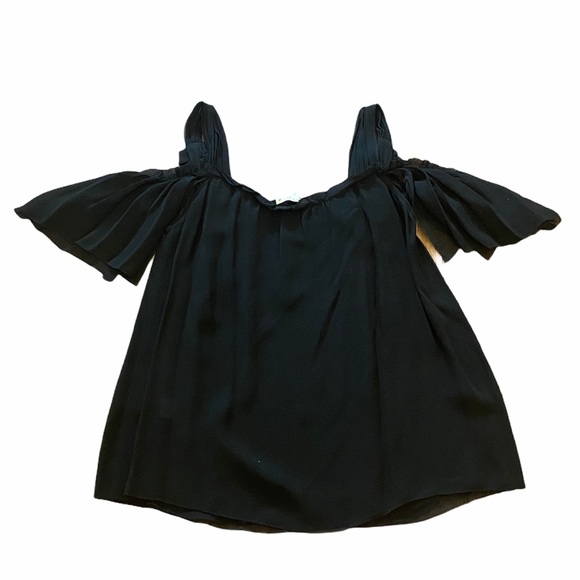 NANETTE LEPORE**Black Off Shoulder Top**Small $348 - Picture 6 of 6